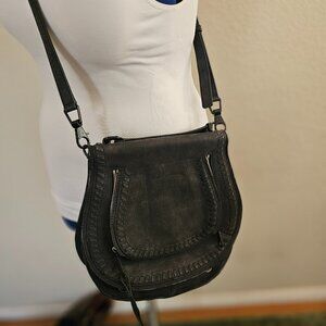Rebecca Minkoff leather saddle crossbody purse